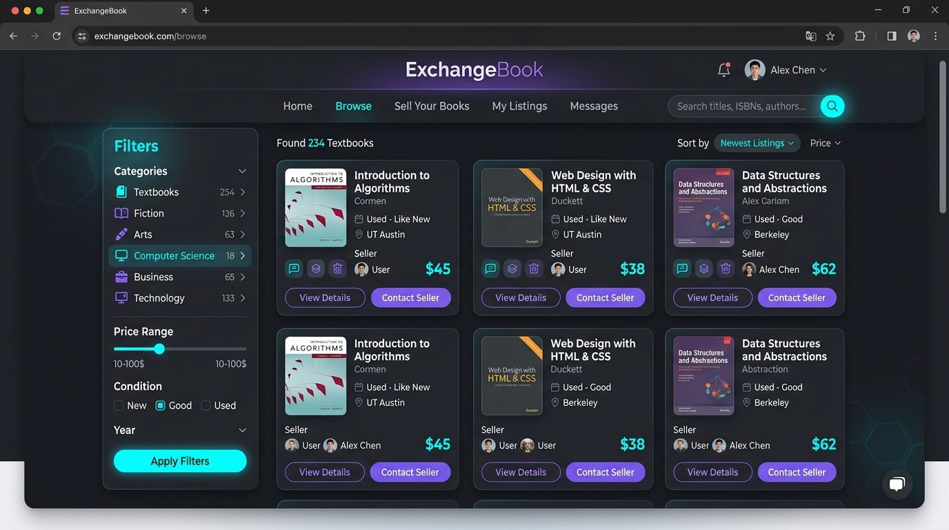 ExchangeBook Student E-Commerce Platform