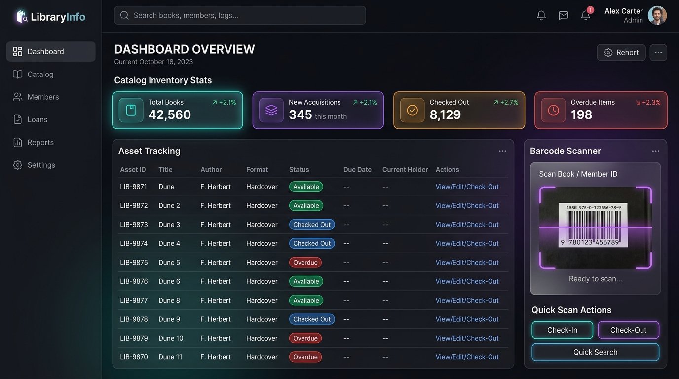 LibaryInfo Digital Management System